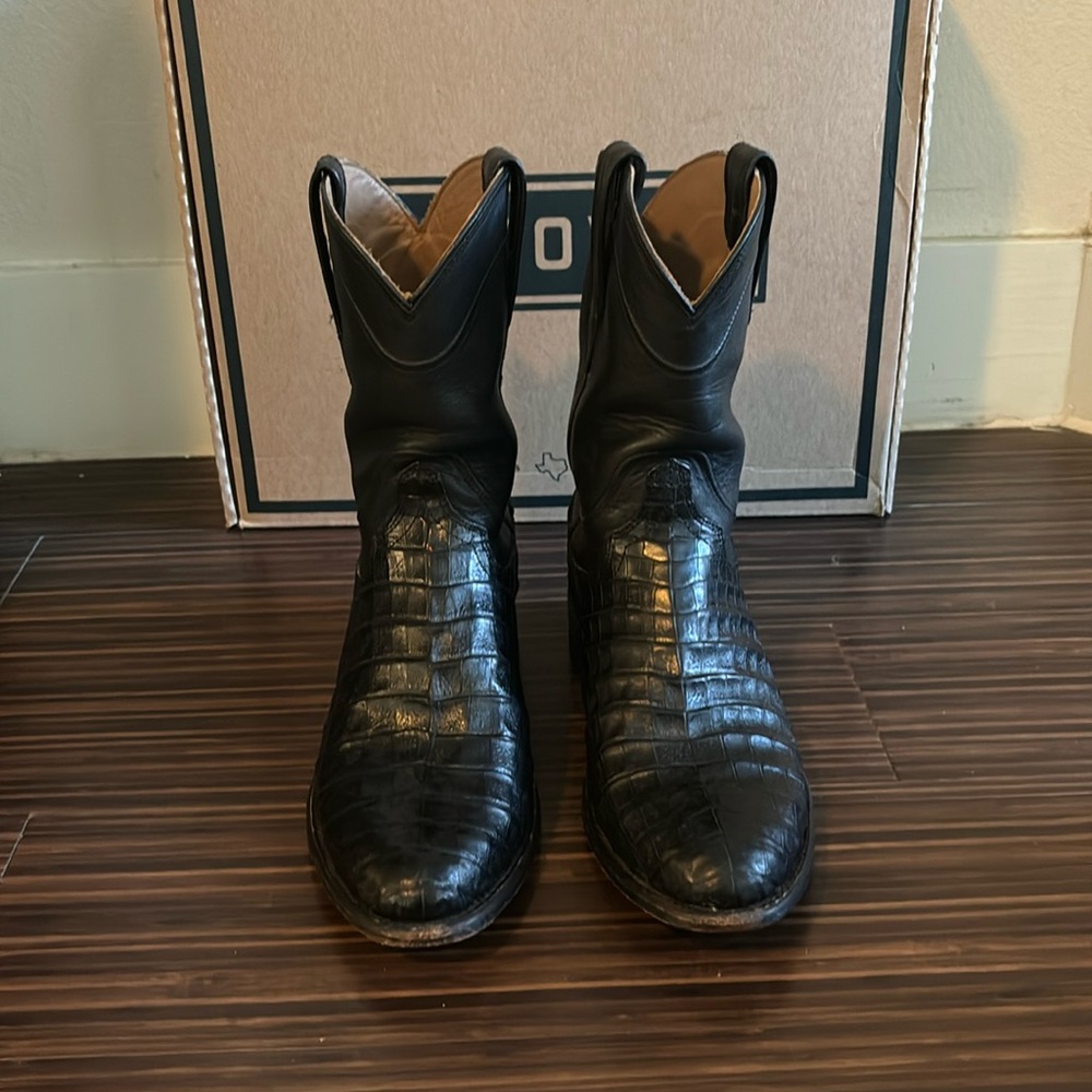 The Cole - Midnight Caiman Boots
